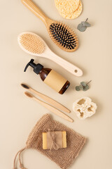 A collection of eco friendly personal care items