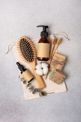 Eco friendly bathroom and body care products for sustainable lifestyle