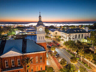 Fernandina Beach, Florida, USA Historic Downtown