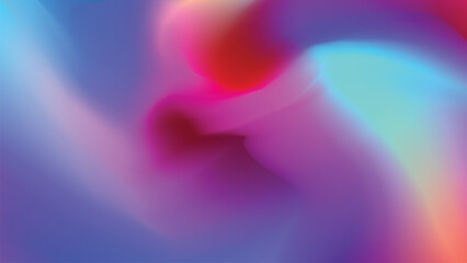 abstract background with elegant blue, red, yellow, purple and black gradations	