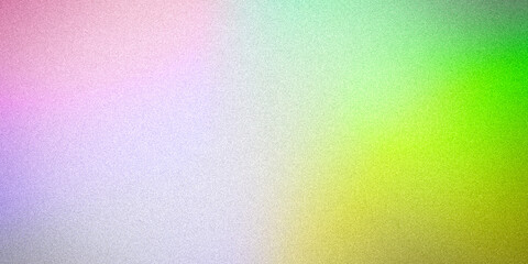 Multicolor abstract background with light green yellow pink gray purple lilac neon. Ultra-wide grainy gradient blur, perfect for design banners wallpapers templates posters desktops. Premium vintage