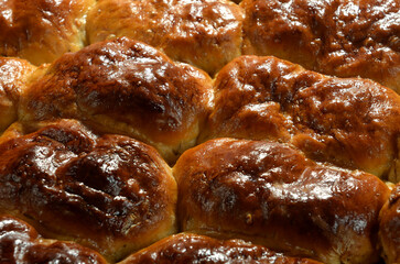 background of baked pies