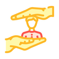 health and safety management business color icon vector. health and safety management business sign. isolated symbol illustration