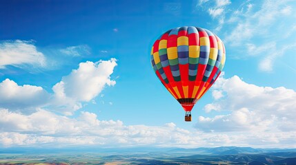 vibrant light blue sky