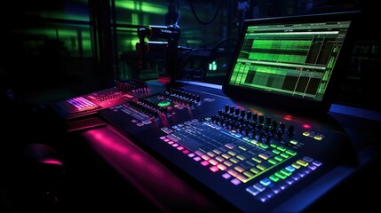 stage lighting console