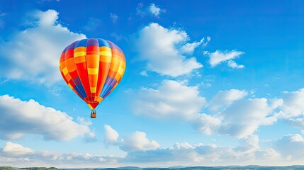 Fototapeta premium balloon light blue sky