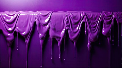 sliding dripping paint purple