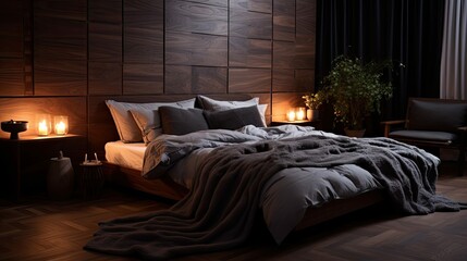 oak dark stained wood