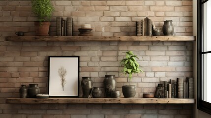 exposed interior wall mockup