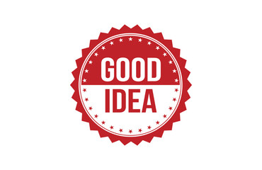 Good idea red ribbon label banner.