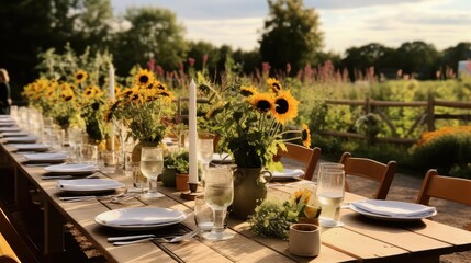 outdoor food goat farm