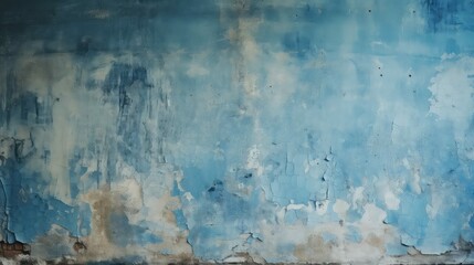 wall distressed blue