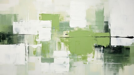 canvas light green abstract