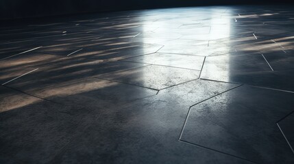 finish concrete floor dark