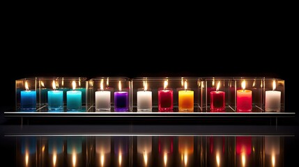 holiday lighting menorah