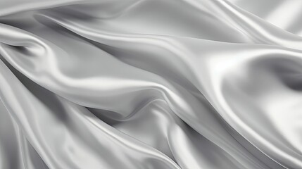 Obraz premium elegant silver silk background