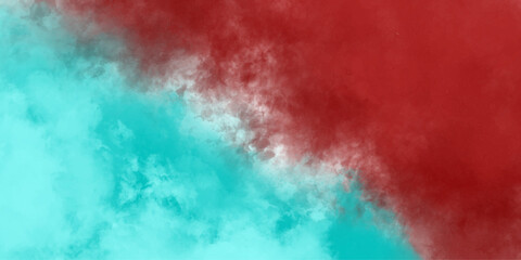 Red and blue abstract grunge vapour mist fog overlay smoke cloud sand grain texture powder explosion vintage vector background.