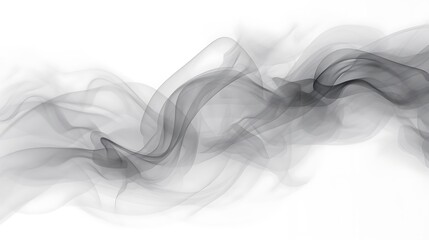 Abstract black smoke on white background, smoke background,black ink background ,black and white ,B\u0026W
