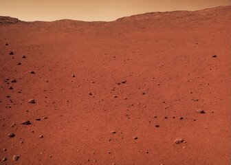 Mars surface of the red planet. Picture of Mars the red planet.
