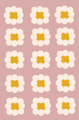 seamless pattern with clouds