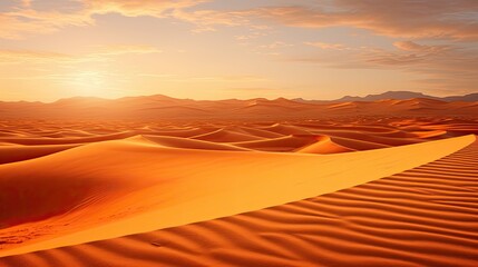 dunes golden landscape