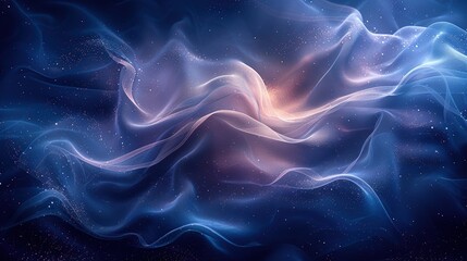 Obraz premium light space abstract background technology science design futuristic illustration wallpaper glowing blue digital