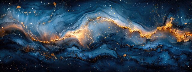 Abstract marble texture with gold splashes Vivid and Luminous Abstract Backgrounds Showcasing Innovative Wavy Designs for Eye Catching Visual Appeal