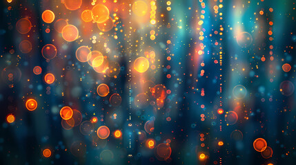 Abstract bokeh lights background