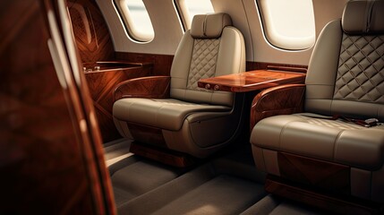 sophistication blurred leather interior