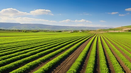 fields organic crop farm