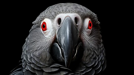 Fototapeta premium parrot african grey