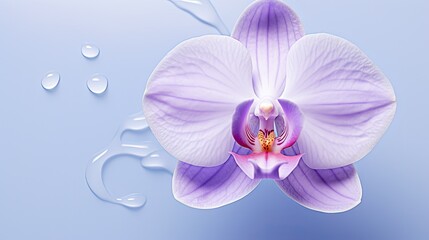 Fototapeta premium style purple floral background