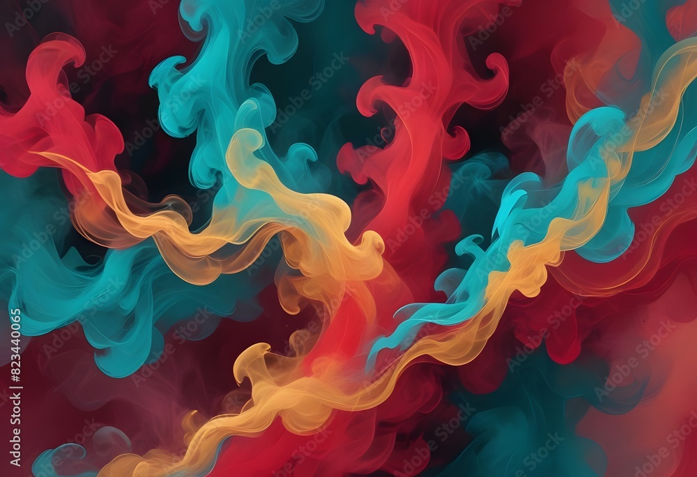 Poster wavy colorful background with 3d style. modern liquid background. abstract textured background with 