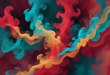 Wavy colorful background with 3D style. Modern liquid background. Abstract textured background with...