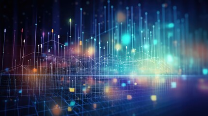 Fototapeta premium finance abstract financial technology background