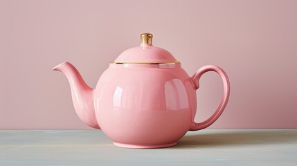 design pink teapot