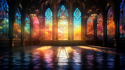 golden palace castle on background