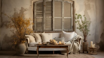 weathered shutters interior