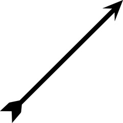 Vintage monochrome arrows with feathers isolated on transparent background. Hand drawn design element template for emblem, print, cover, poster Mobile App, UI, UX. Vector, Arrow flat symbol.