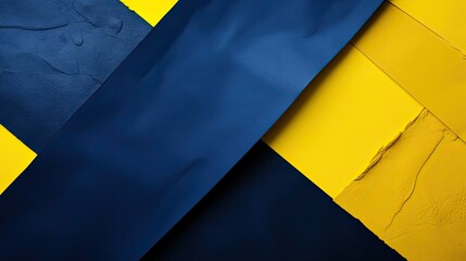 contrast navy and yellow background