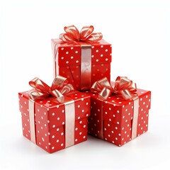 Obraz premium red gift box