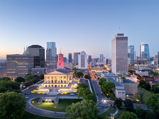 Nashville, Tennessee, USA at Twilight