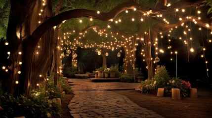 ambiance outdoor string lights