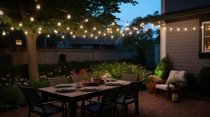 cozy invitation string lights