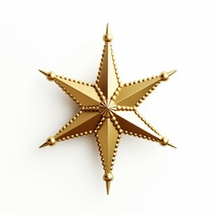golden christmas star