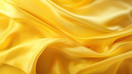 fabric yellow satin