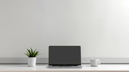 minimalist technology office background