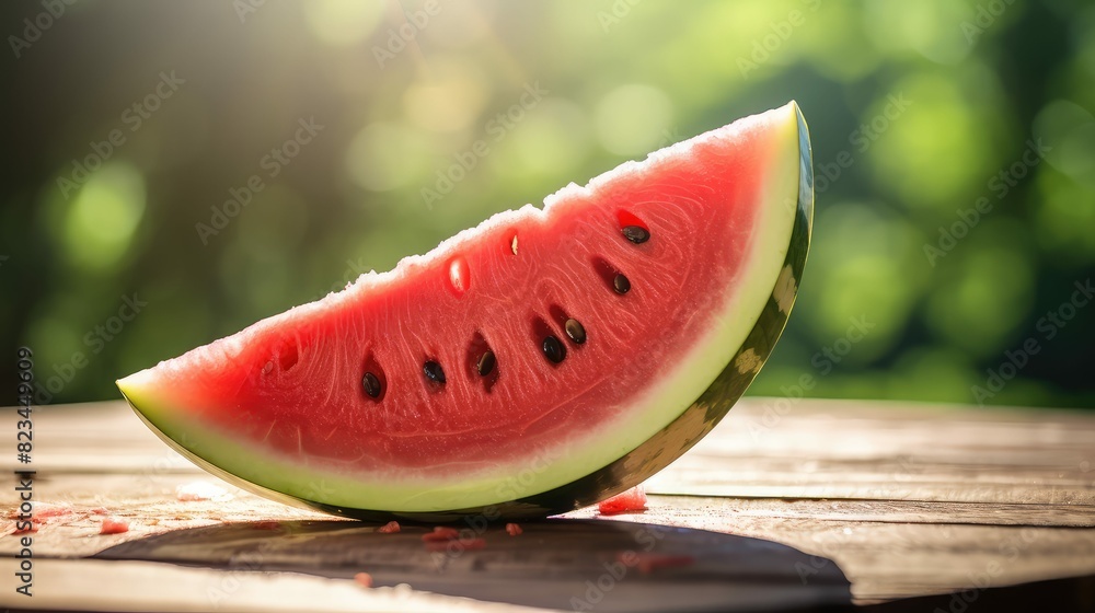 Poster flesh snack watermelon background