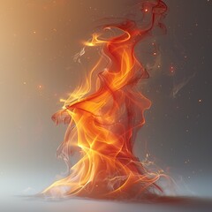 fire red abstract background black hot orange motion light flames heat yellow smoke burn glowing bright energy illustration
