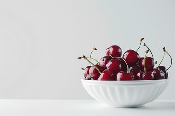 a bowl of cherries - Powered by Adobe